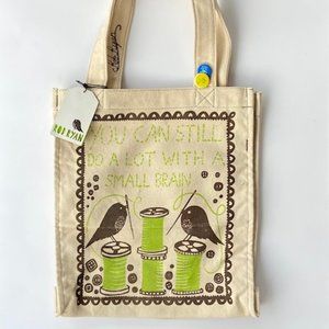 Rob Ryan Canvas Shopper Tote Bag for Wild & Wolf Collection